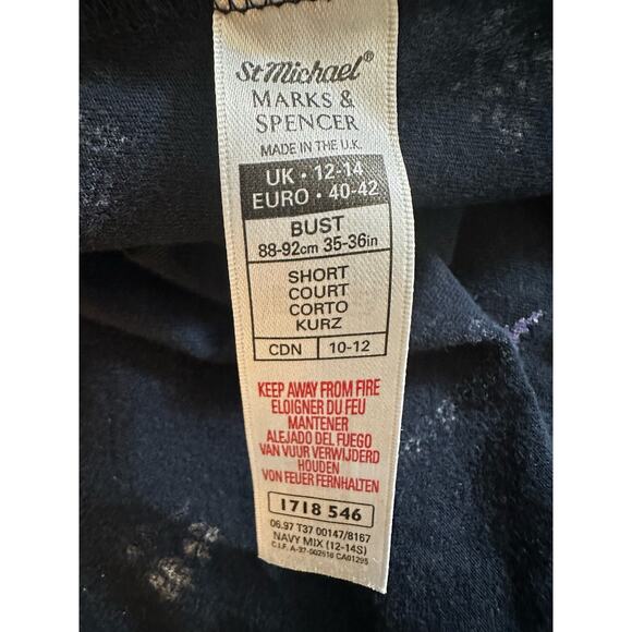 St Michael from Mark and Spencer Floral with Hearts Cotton Night Dress - Picture 7 of 8